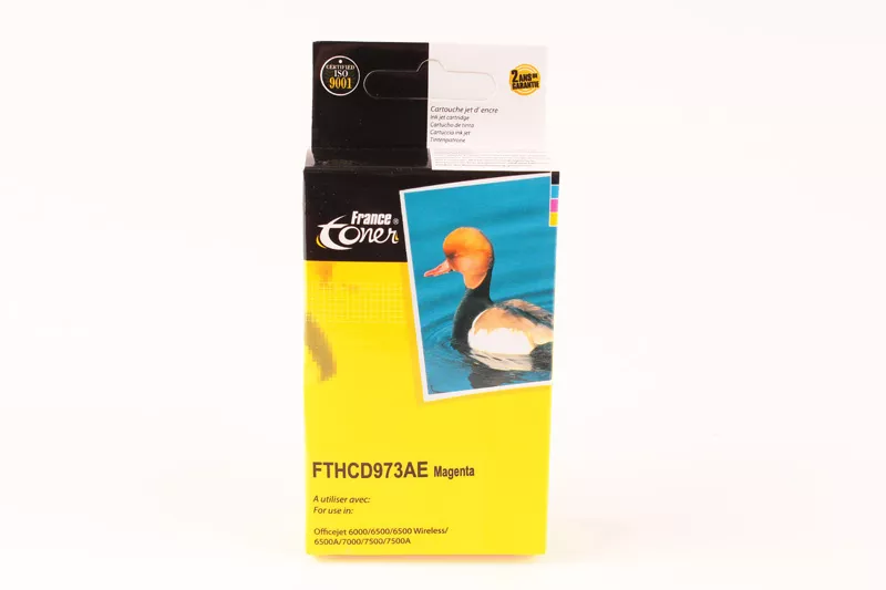 Cartouche d'encre FranceToner équivalent à HP 920XL (CD973AE) - MAGENTA (rouge) - Format XL