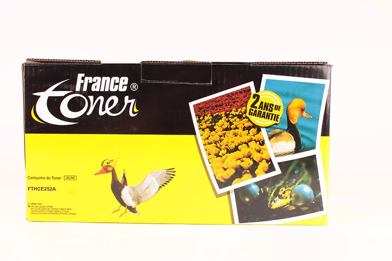 Toner FranceToner équivalent à HP 504A (CE252A) - JAUNE - Format Standard
