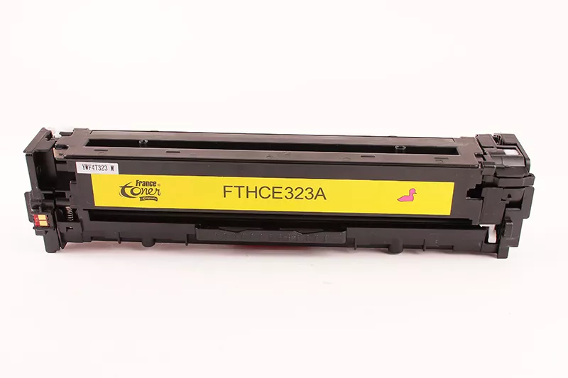 Toner FranceToner équivalent à HP 128A (CE323A) - MAGENTA (rouge) - Format Standard