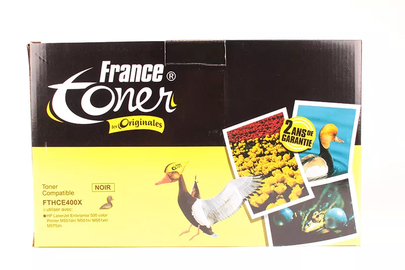 Toner FranceToner équivalent à HP 507X (CE400X) - NOIR - Format XL
