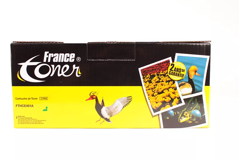 Toner FranceToner équivalent à HP 507A (CE401A) - CYAN (bleu) - Format Standard