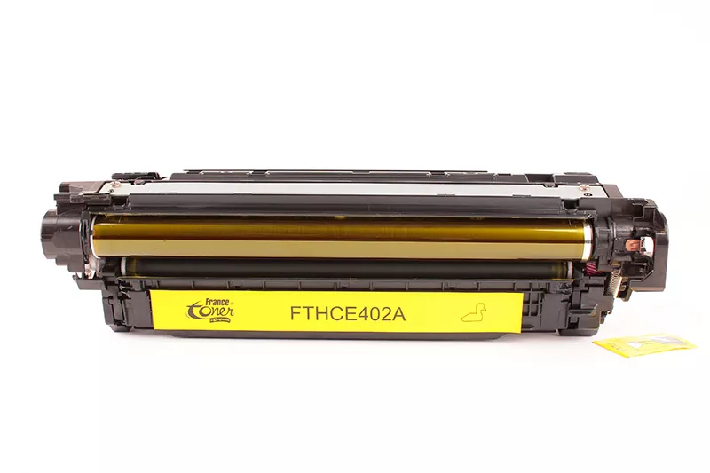Toner FranceToner équivalent à HP 507A (CE402A) - JAUNE - Format Standard