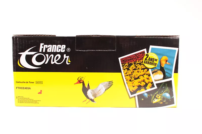 Toner FranceToner équivalent à HP 507A (CE403A) - MAGENTA (rouge) - Format Standard