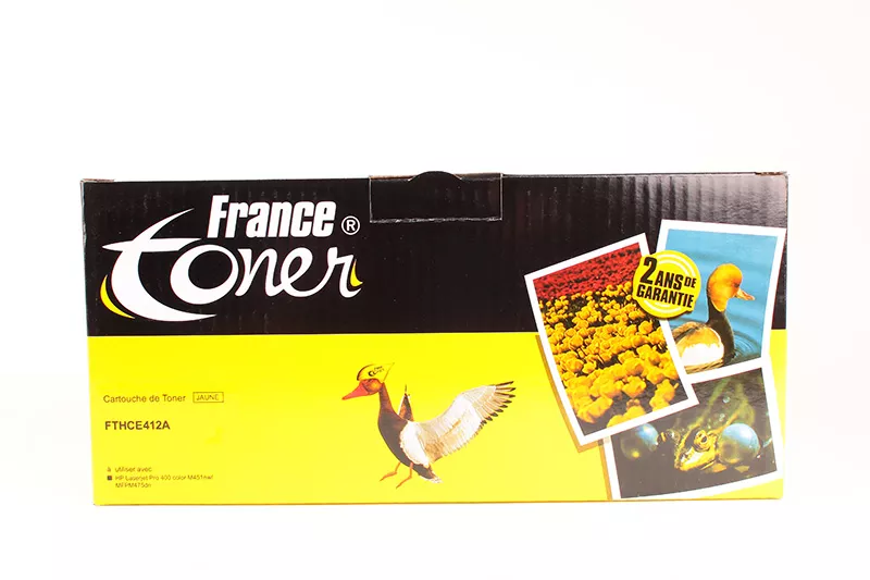 Toner FranceToner équivalent à HP 305A (CE412A) - JAUNE - Format Standard