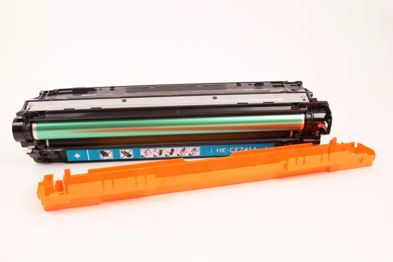 Toner FranceToner équivalent à HP CE741 (CE741A) - CYAN (bleu) - Format Standard