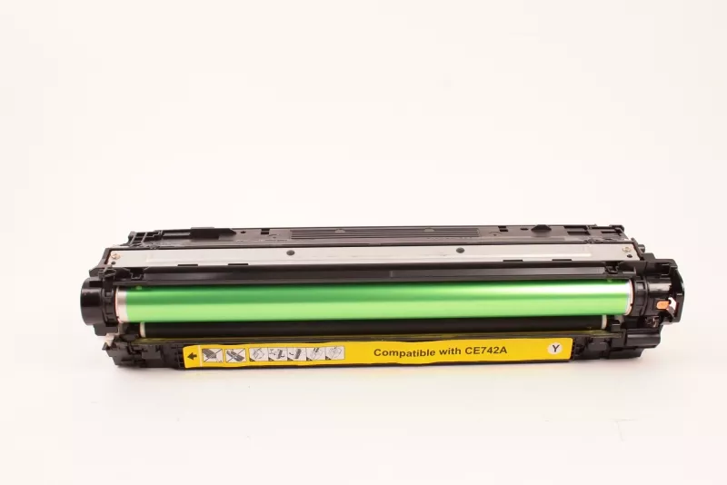 Toner FranceToner équivalent à HP 307A (CE742A) - JAUNE - Format Standard