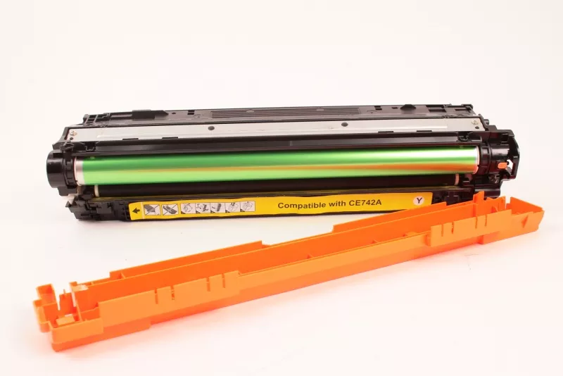 Toner FranceToner équivalent à HP 307A (CE742A) - JAUNE - Format Standard