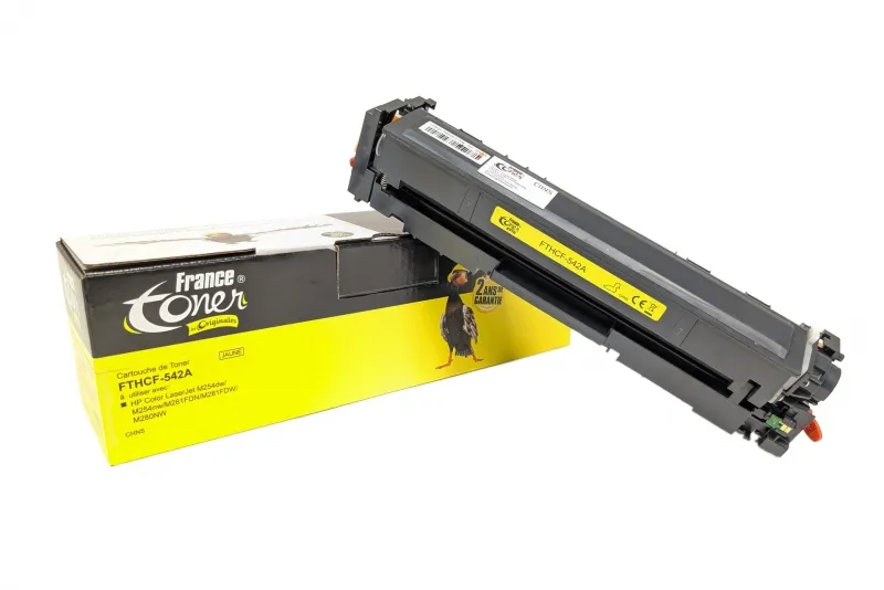 Toner FranceToner équivalent à HP 203A (CF542A) - JAUNE - Format Standard