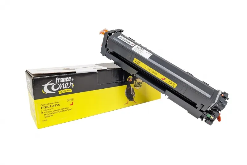 Toner FranceToner équivalent à HP 203A (CF543A) - MAGENTA (rouge) - Format Standard