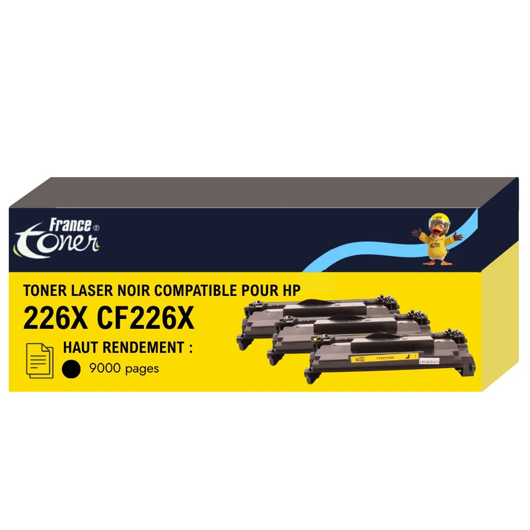 Pack de 3 toners compatibles FranceToner équiva...