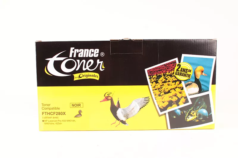 Toner FranceToner équivalent à HP 80X (CF280X) - NOIR - Format XL