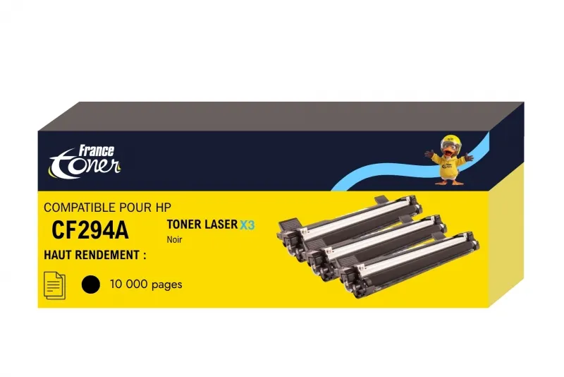 Pack de 3 toners compatibles FranceToner équiva...