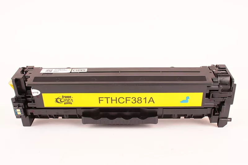 Toner FranceToner équivalent à HP 312A (CF381A) - CYAN (bleu) - Format Standard