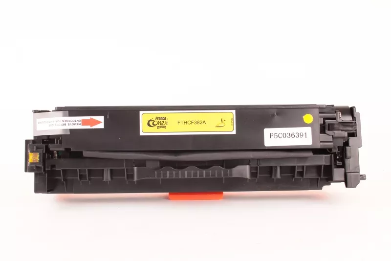 Toner FranceToner équivalent à HP 312A (CF382A) - JAUNE - Format Standard