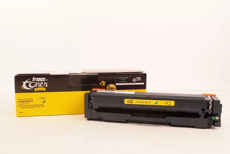 Toner FranceToner équivalent à HP 201X (CF401X) - CYAN (bleu) - Format XL