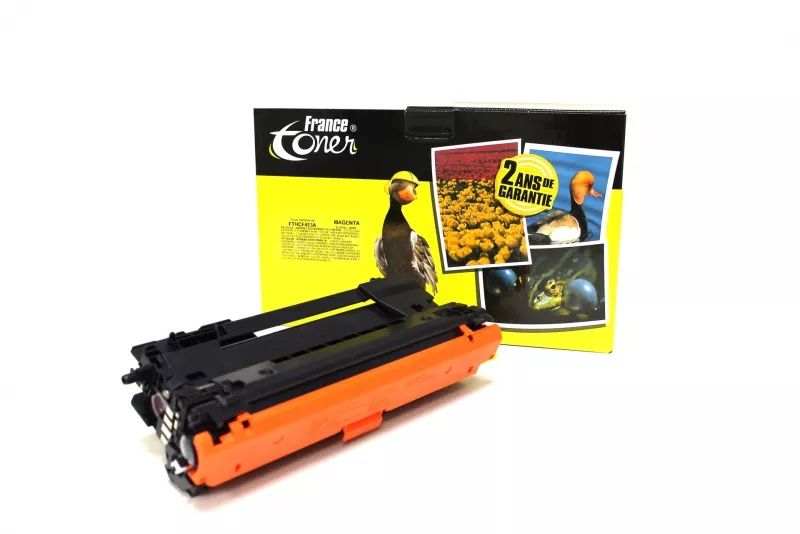 Toner FranceToner équivalent à HP 655A (CF453A) - MAGENTA (rouge) - Format Standard