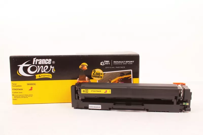 Toner FranceToner équivalent à HP 203X (CF543X) - MAGENTA (rouge) - Format XL