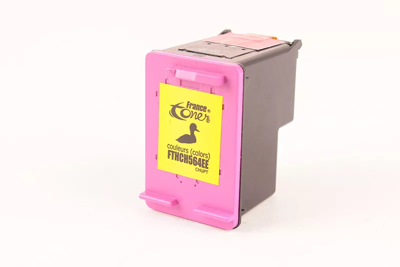 Cartouche d'encre FranceToner équivalent à HP 301XL (CH564EE) - 3 COULEURS - Format XL