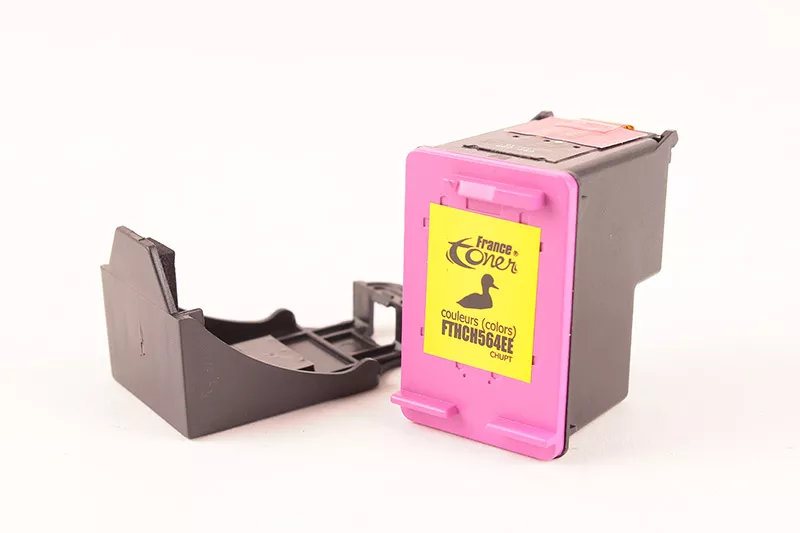 Cartouche d'encre FranceToner équivalent à HP 301XL (CH564EE) - 3 COULEURS - Format XL