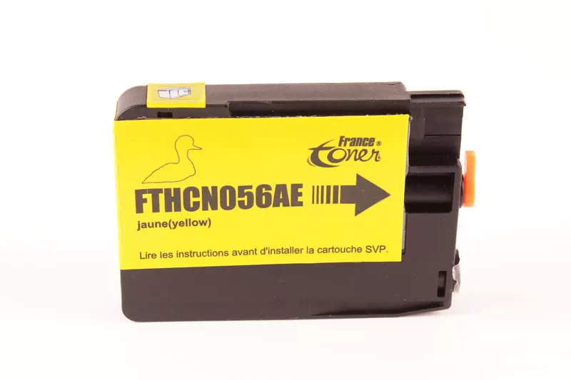 Cartouche d'encre FranceToner équivalent à HP 933XL (CN056AE) - JAUNE - Format XL