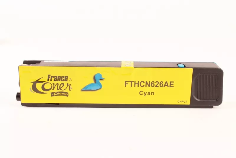 Cartouche d'encre FranceToner équivalent à HP 971XL (CN626AE) - CYAN (bleu) - Format XL