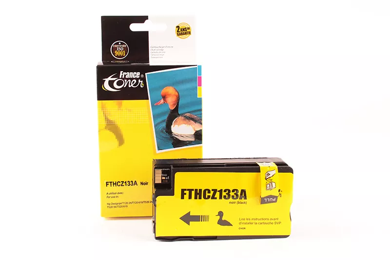 Cartouche d'encre FranceToner équivalent à HP 711 (CZ133A) - NOIR - Format Standard