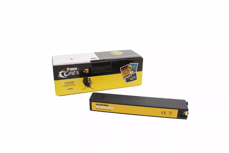 Cartouche d'encre FranceToner équivalent à HP 980 (D8J09A) - JAUNE - Format Standard