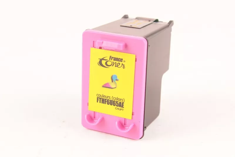 Cartouche d'encre FranceToner équivalent à HP 302 (F6U65AE) - 3 COULEURS - Format Standard