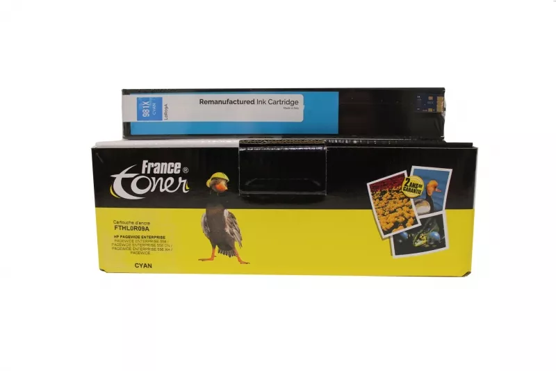 Cartouche d'encre FranceToner équivalent à HP 981X (L0R09A) - CYAN (bleu) - Format XL