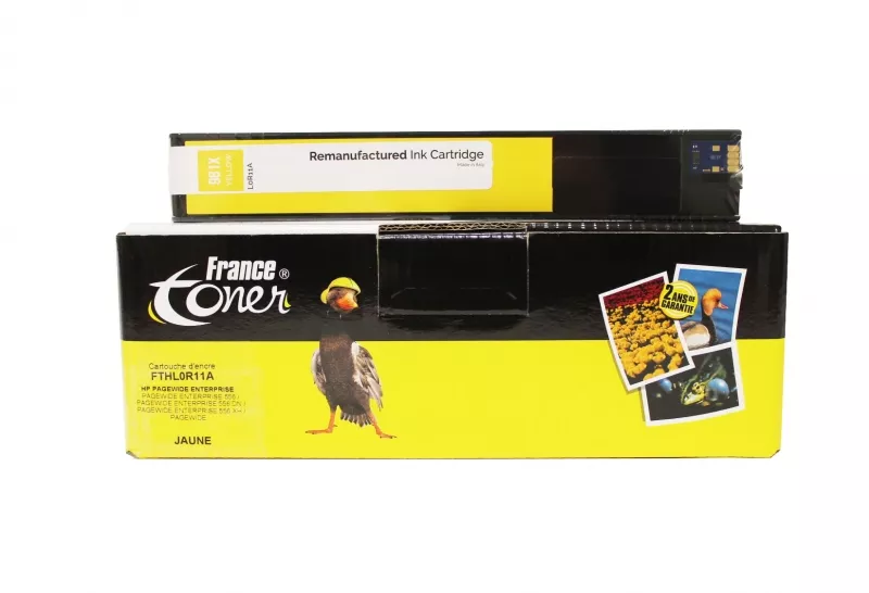 Cartouche d'encre FranceToner équivalent à HP 981X (L0R11A) - JAUNE - Format XL
