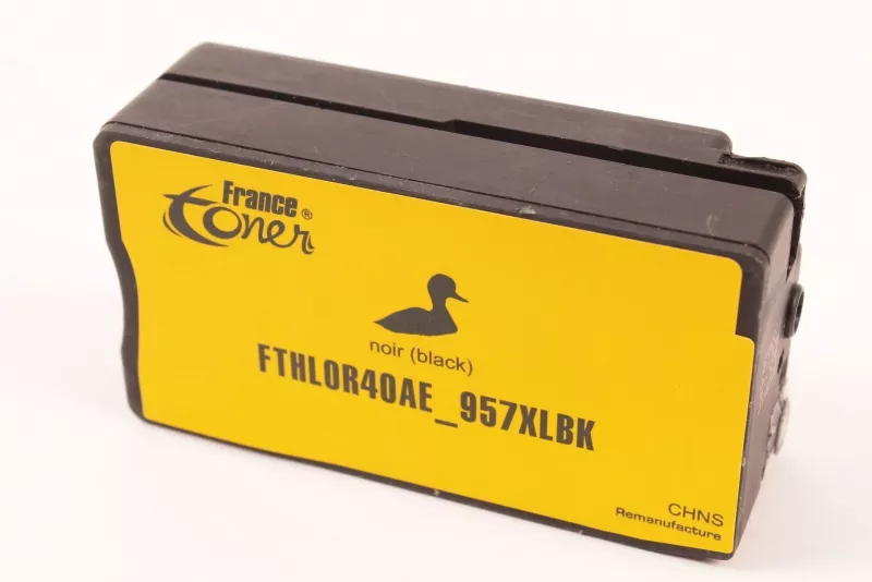 Cartouche d'encre FranceToner équivalent à HP 957XL (L0R40AE) - NOIR - Format XL