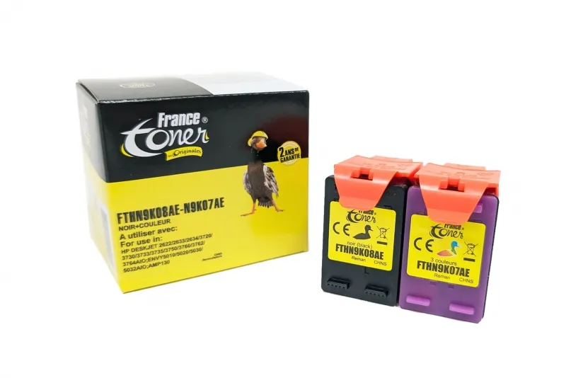 Pack de 2 cartouches d'encre compatibles France...
