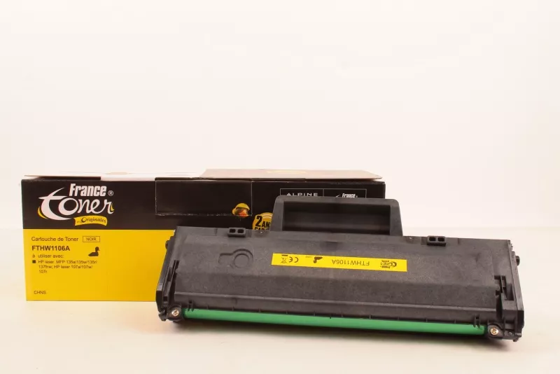 Toner FranceToner équivalent à HP 106A (W1106A) - NOIR - Format Standard