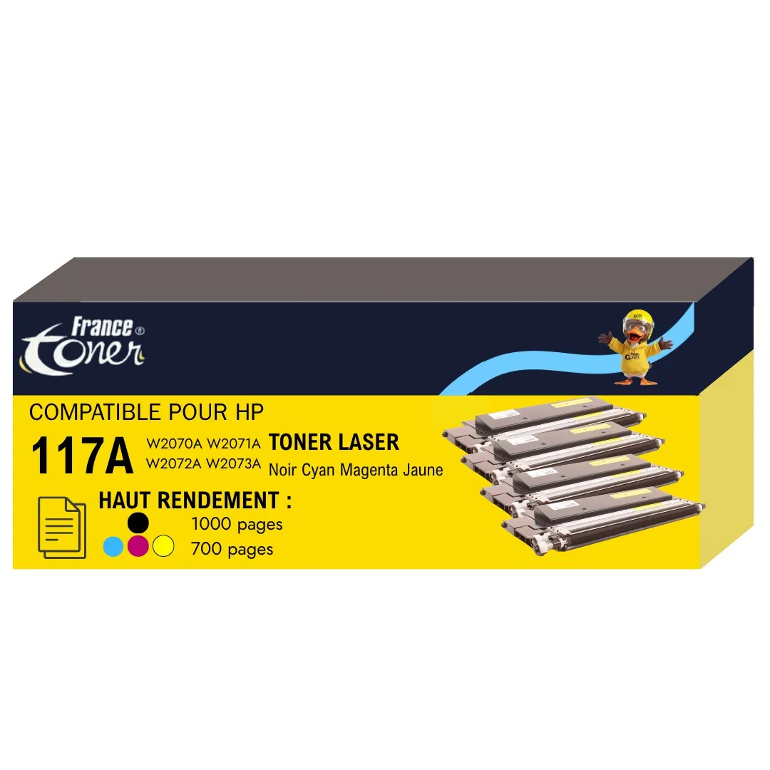 Pack de 4 toners compatibles FranceToner équiva...
