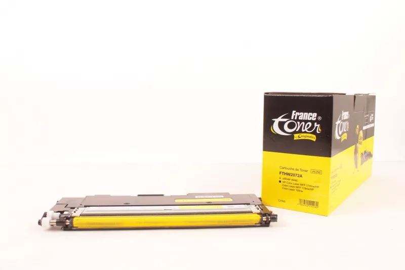 Toner FranceToner équivalent à HP 117A (W2072A) - JAUNE - Format Standard