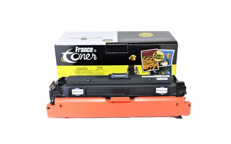 Toner FranceToner équivalent à HP 212X (W2121X) - CYAN (bleu) - Format XL
