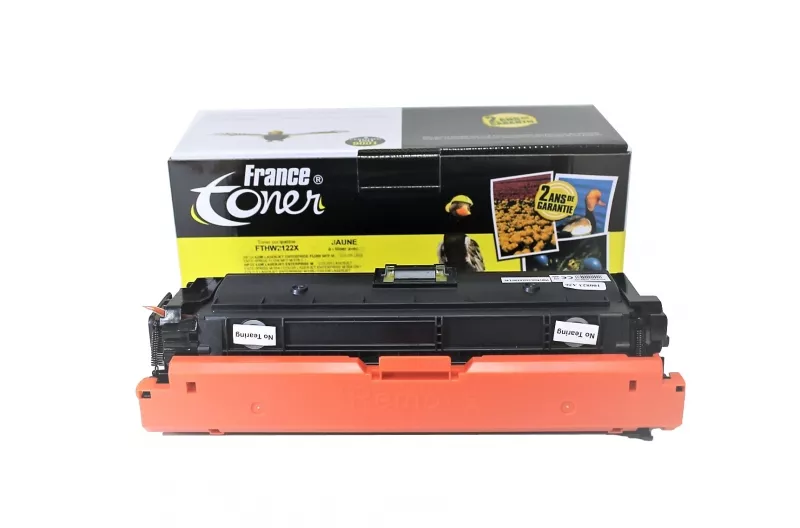 Toner FranceToner équivalent à HP 212X (W2122X) - JAUNE - Format XL