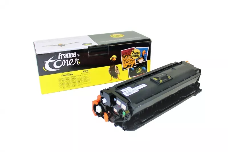 Toner FranceToner équivalent à HP 212X (W2122X) - JAUNE - Format XL