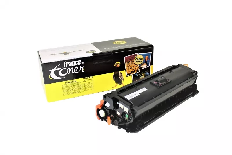 Toner FranceToner équivalent à HP 212X (W2123X) - MAGENTA (rouge) - Format XL