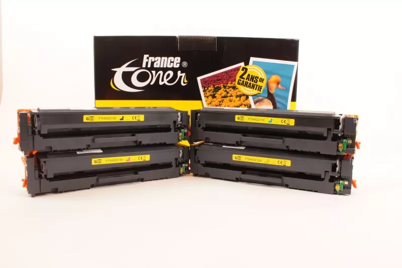 Pack de 4 toners compatibles FranceToner équiva...