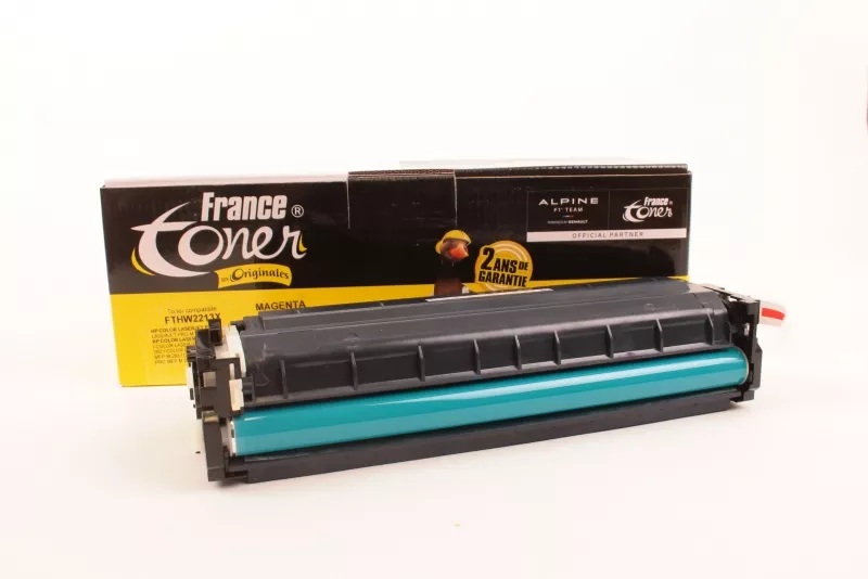 Toner FranceToner équivalent à HP 207X (W2213X) - MAGENTA (rouge) - Format XL
