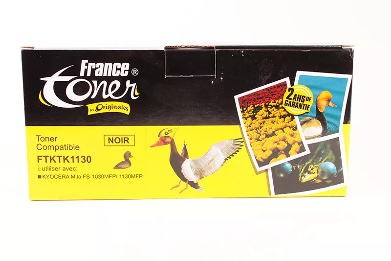 Toner FranceToner équivalent à KYOCERA TK-1130 (1T02MJ0NL0) - NOIR - Format Standard