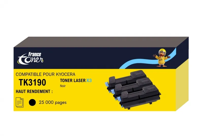 Pack de 3 toners compatibles FranceToner équiva...