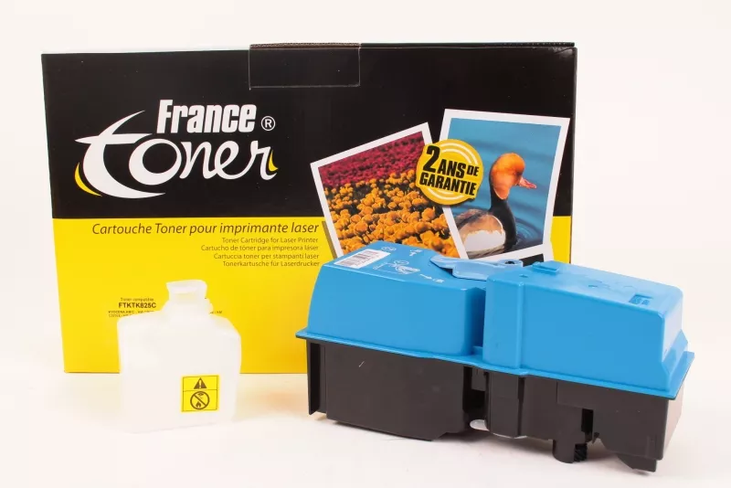 Toner FranceToner équivalent à  (TK-825C) - CYA...