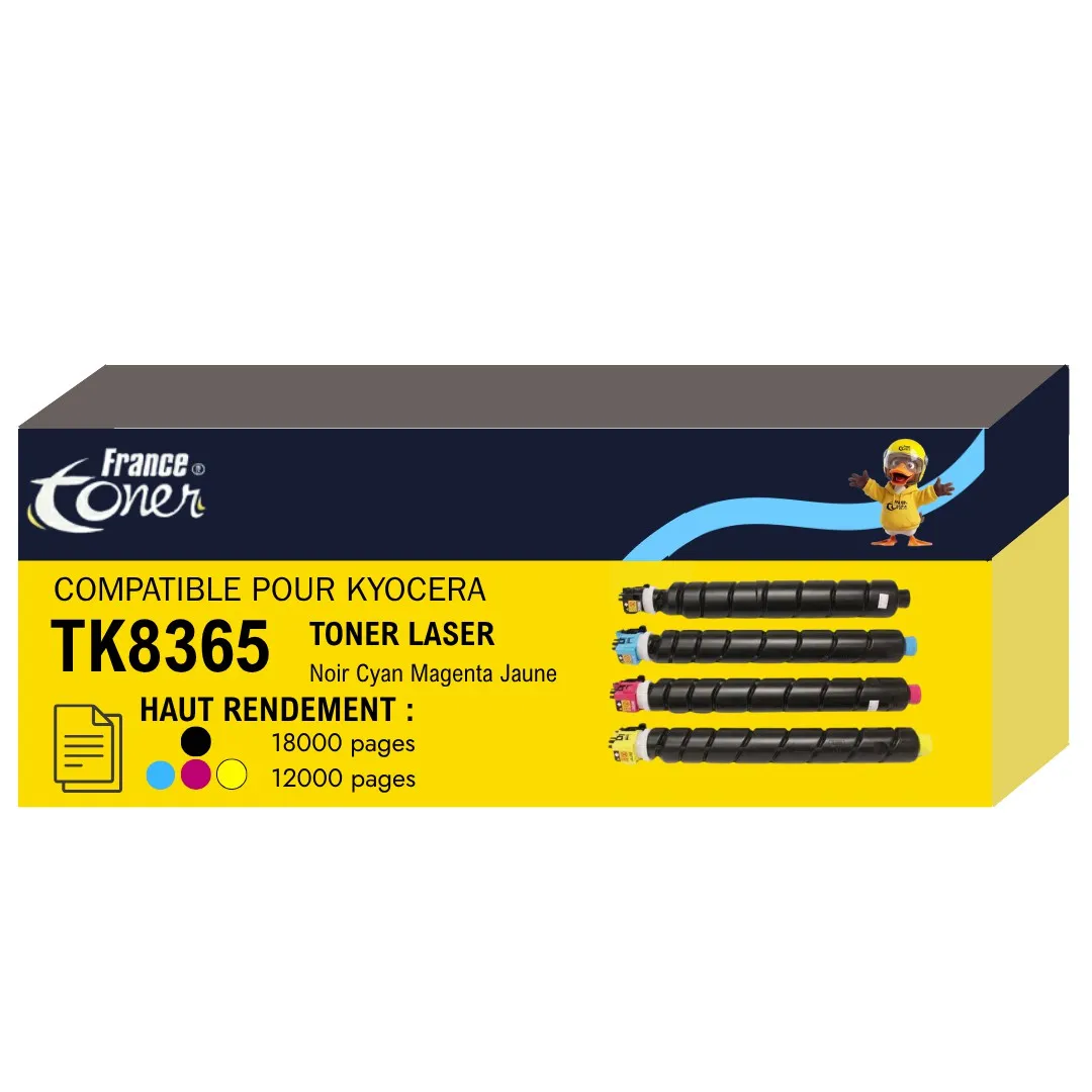 Pack de 4 toners compatibles FranceToner équiva...