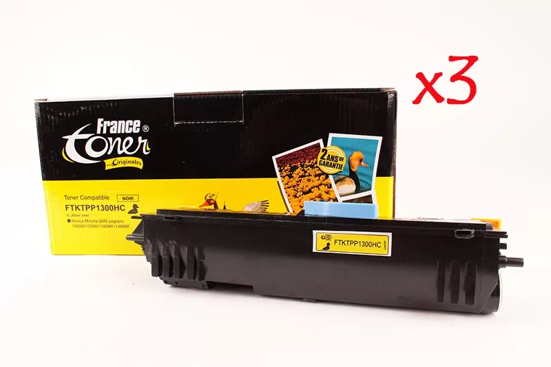 Pack de 3 toners compatibles FranceToner équiva...
