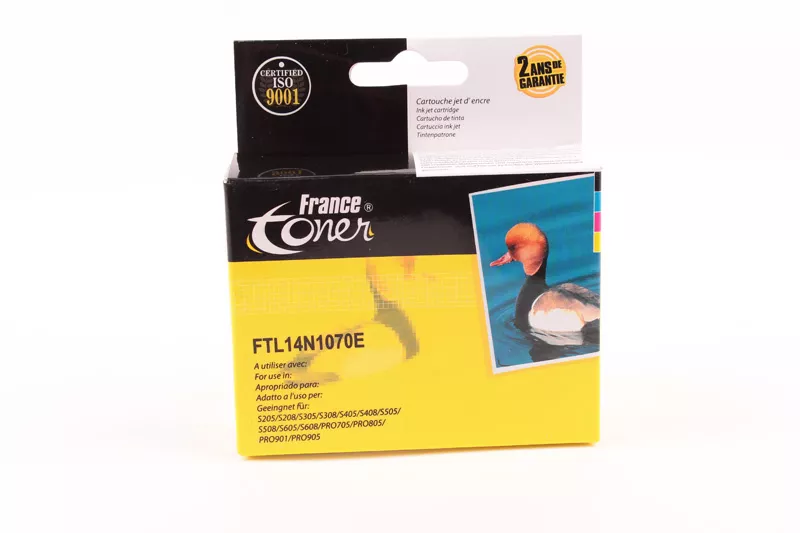 Cartouche d'encre FranceToner équivalent à LEXMARK 100XL (14N1070E) - MAGENTA (rouge) - Format XL
