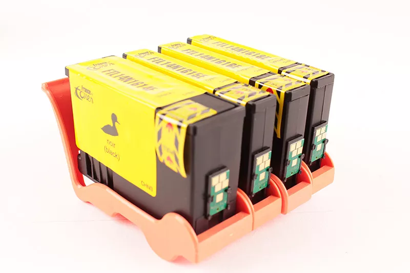 Pack de 4 cartouches d'encre FranceToner équivalent à LEXMARK 150XL (14N1614E_BKCMY) - 4 COULEURS - Format XL