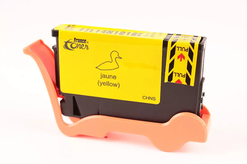 Cartouche d'encre FranceToner équivalent à LEXMARK 150XL (14N1618E) - JAUNE - Format XL
