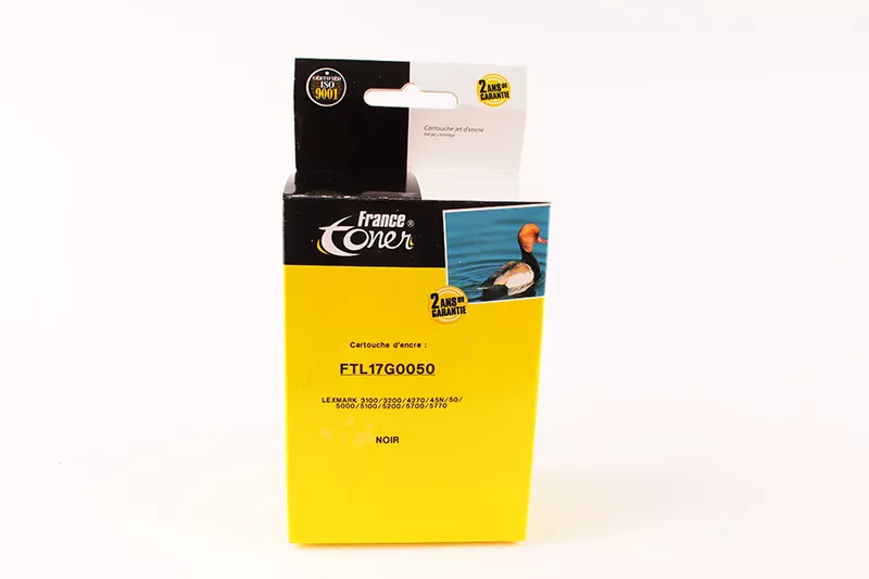 Cartouche d'encre FranceToner équivalent à LEXMARK 50 (17G0050E) - NOIR - Format Standard